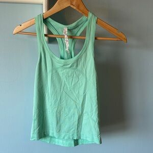 Lululemon Athletica swiftly tech race length Light mint Green Tank Top